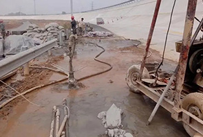 黔东南公路钻孔施工